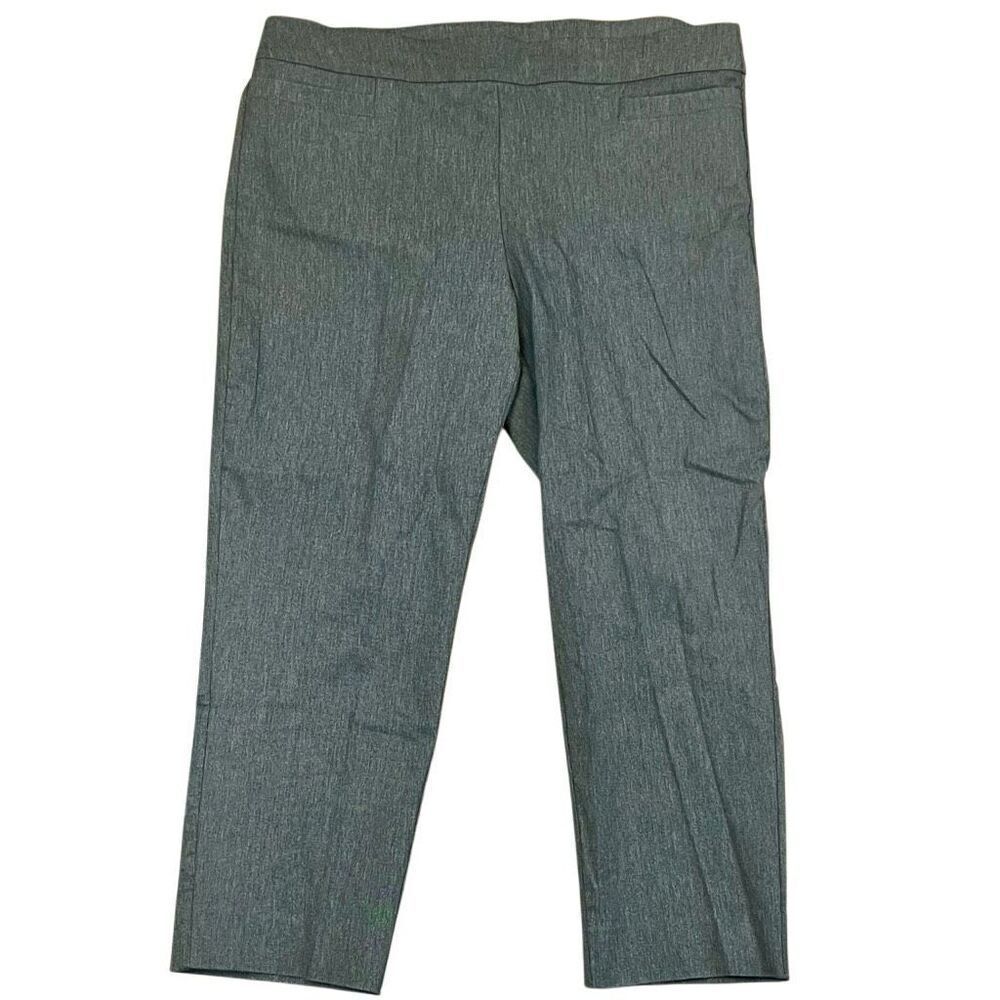 Kim Rogers Short Gray Pull-On Pants 16S